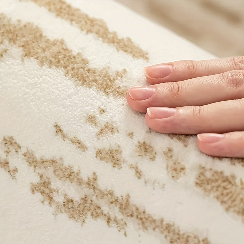 A Vintage-Style Carpet Featuring a Multi-Color Plaid Design, Suitable for Machine Washing. This Low-Pile Carpet Is Non-Slip And Ideal for Living Rooms And Bedrooms, Offering And Enhancing Home Or Office Decor