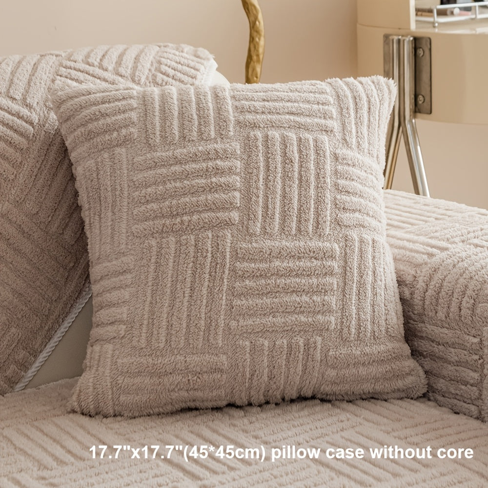 Customer Favorite  1 Modern Simple Plush Sofa Cushion, Pet Friendly Sofa Cover, And Anti Slip Combination Sofa Cover, Machine Washable Sofa Cover: Suitable for 1-4 Seat Sofas