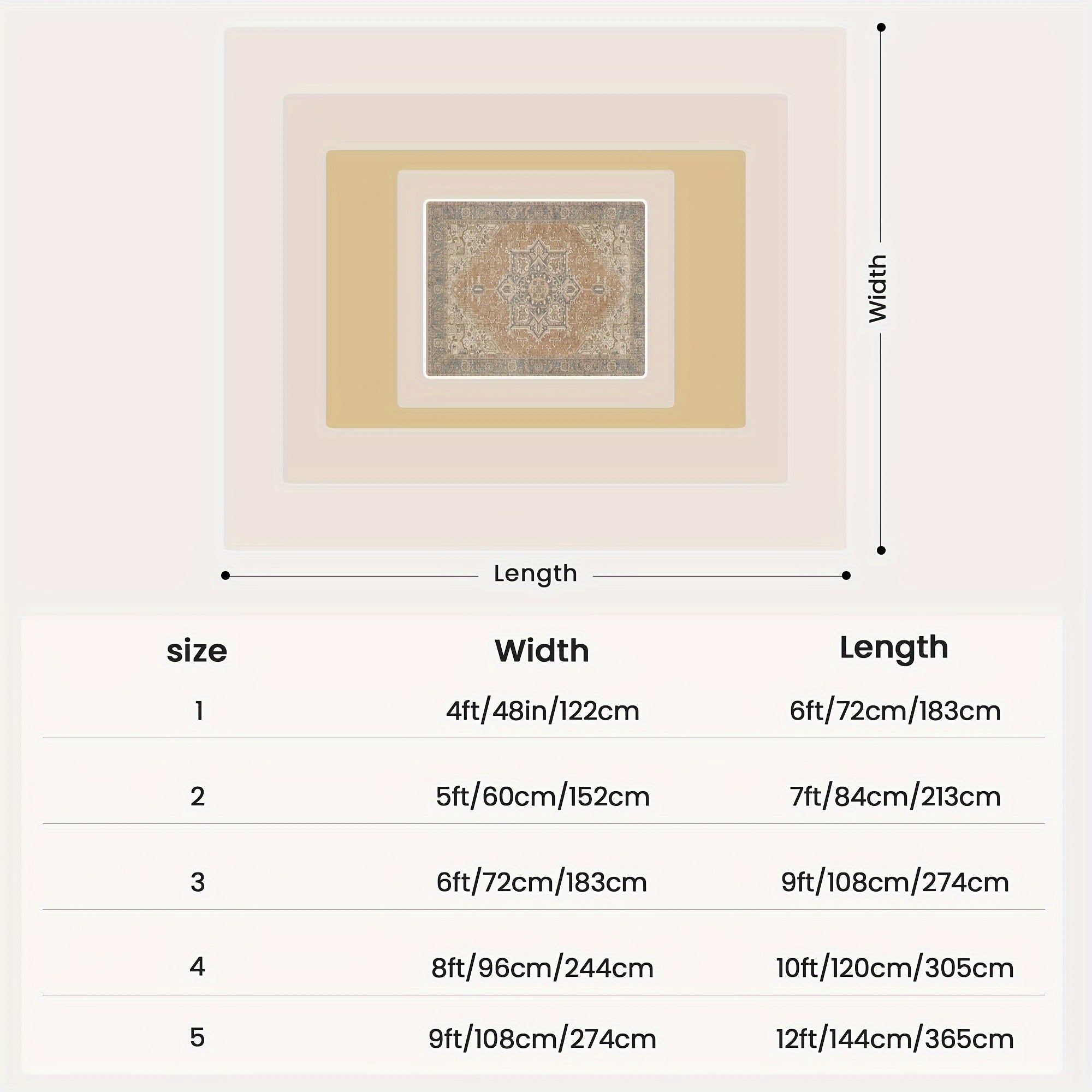 1pc of Terracotta Oriental Area Rug, Featuring a Low Pile, Soft Texture, Non-Shedding And Non-Slip Properties, Washable, And Designed in a Vintage Russet Style Suitable for Bedrooms, Living Rooms, Kitchens, Dining Areas, And Home Decoration